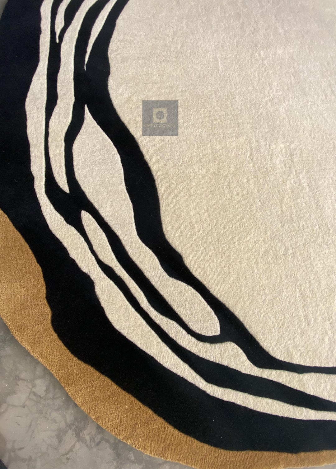 Hand-tufted Wool Abstract Rug: Modern Irregular Carpet - Etsy