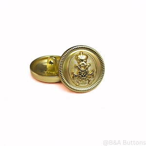 Imperial Crest Shank Button  (10pcs/bag)