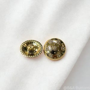 Starburst-koepel met gouden schachtknop (10 stks/zak)