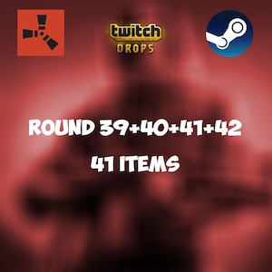 Rust Twitch Drops - Round 39 + 40 + 41 + 42 - 27 Items