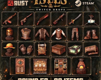 Rust Twitch Drops, Isles Round 53 22-Item Digital Bundle
