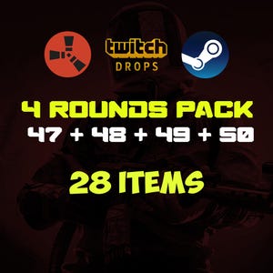 Rust Twitch Drops 48 Rounds - Etsy UK