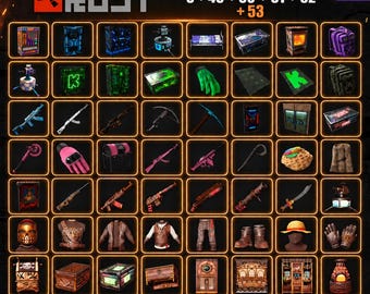 ALL Rust Drops Mega Bundle | Twitch 49-53, Kick 3 (Digital Delivery)