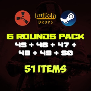 Botín de Rust Twitch - Rondas 45 + 46 + 47 + 48 + 49 + 50 - 51 objetos