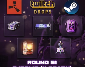 Rust Drops - Round 51 Twitch - 5 Items (4 Ready)