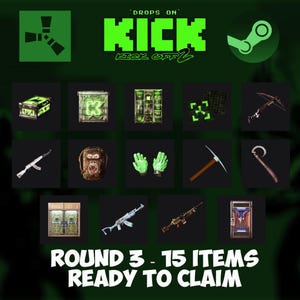 Rust Kick Drops - ronde 3 - 15 items | Klaar om te claimen