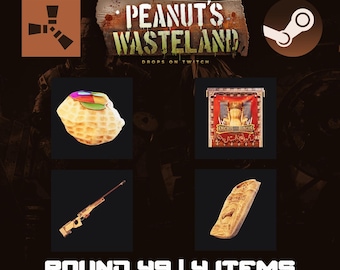 Rust Twitch Drops - Round 49 - 4 Items Peanut's Wasteland