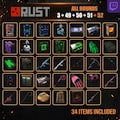 ALL Rust Drops Mega Bundle | Twitch 49-52, Kick 3 (Digital Delivery)