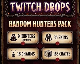 For Hunt 1896 - Twitch Drops | 9 Random Hunters / 35 Skins & More