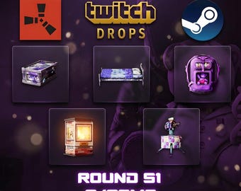 Rust Drops - Round 51 Twitch - 5 Items