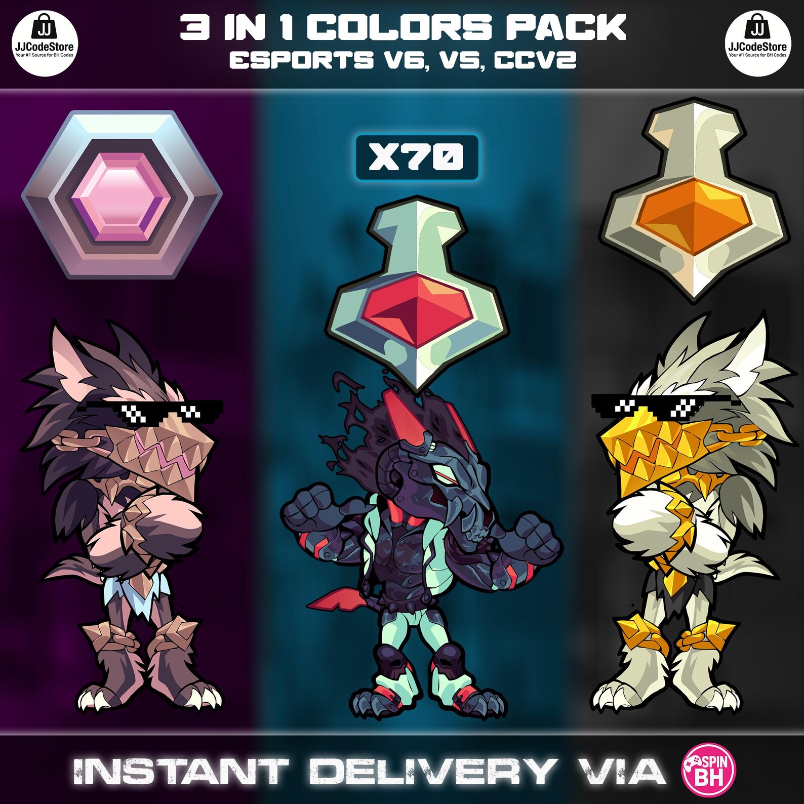 Brawlhalla All Legends Color Pack (esports V6, V5, CCV2) - Etsy