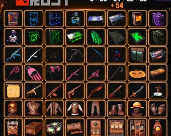 ALL Rust Drops Mega Bundle | Twitch 50 - 54, Kick 3 (Digital Delivery)