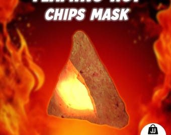 Roblox - Flaming Hot Chip Mask | All Platforms