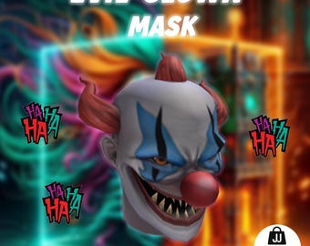 Roblox - Evil Clown Mask | All Platforms