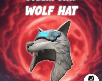 Roblox - Cyber Punk Wolf Hat | All Platforms