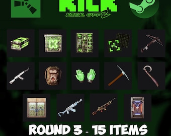 Rust Kick Drops - Round 3 - 15 Items | Ready to Claim