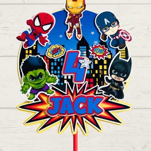 Superhero Cake topper / Avengers