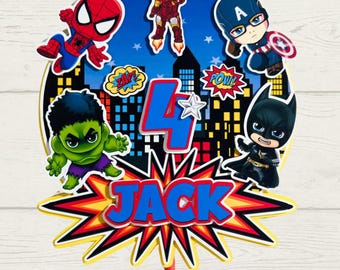 Superhero Cake topper / Avengers