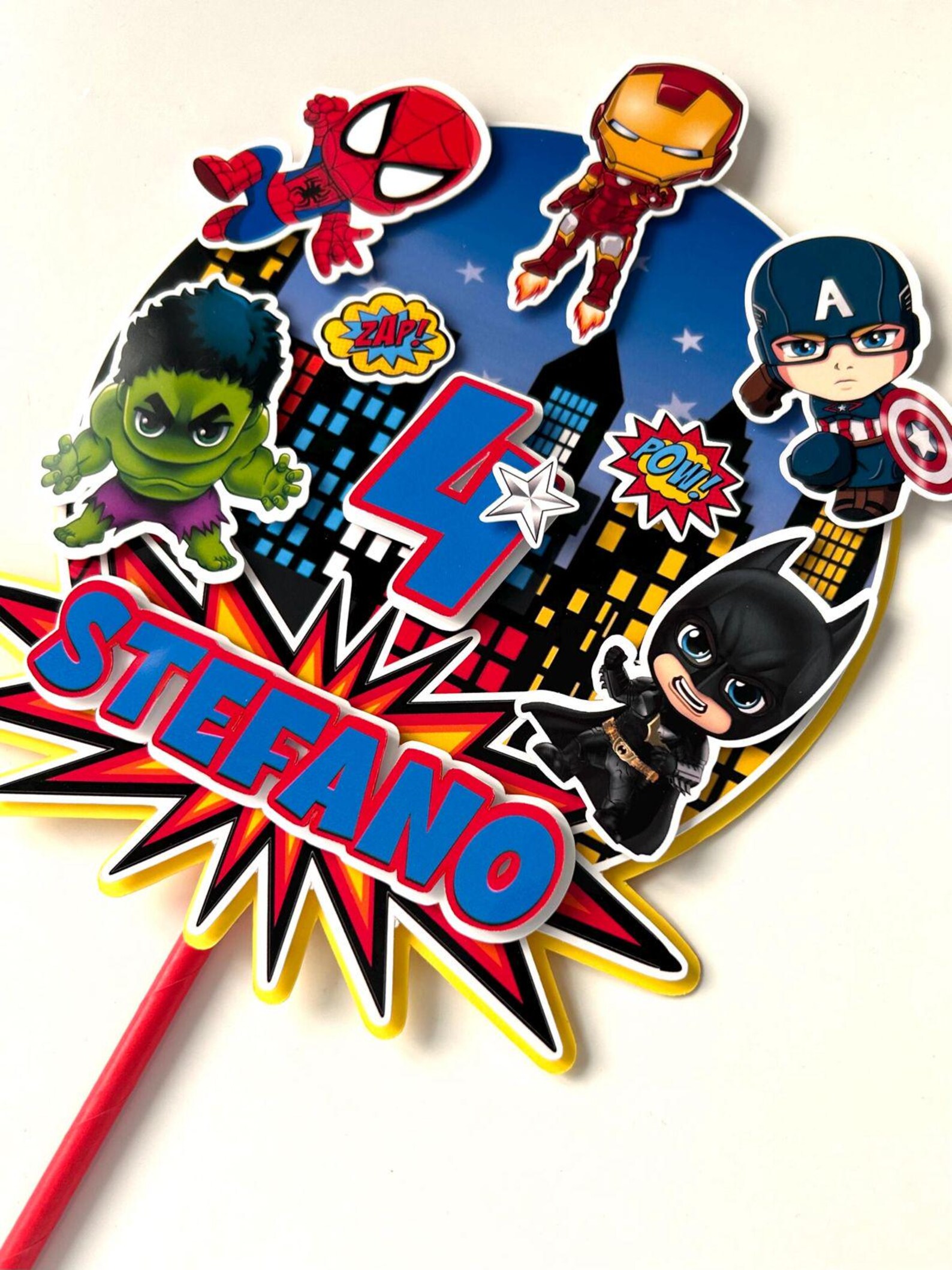 Superhero Cake Topper / Avengers Etsy — free download