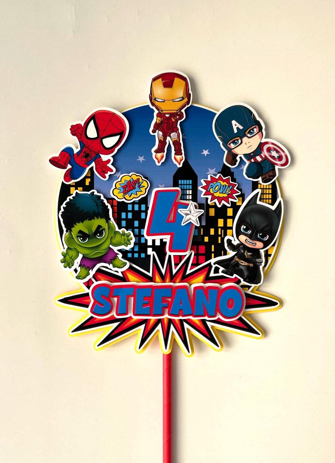 Superhero Cake Topper / Avengers Etsy — free download