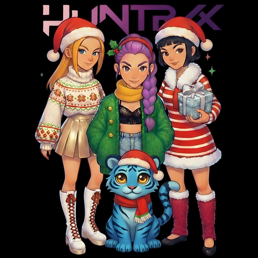 Buy Huntrix Christmas Png , Kpop Demon Hunters, KPOP Gift Christmas ...