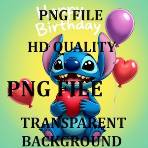 Point PNG Joyeux anniversaire DTF/Sublimation/Transfert haute qualité