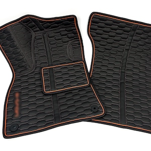 Car Mats Custom Floor Mats for Audi A1 A3 A4 A5 A6 A7 A8 S RS Q Series E-tron Luxury Eco-Leather Mat Set  Car Floor Mats for All Audi Models