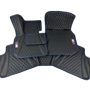 Car Mats for Audi Luxury Leather Full Set for RS3 -7 Car Carpet for Audi RS Series Custom Eco Leather Mats for Car Interior Audi Accessories