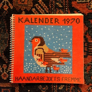 Haandarbjets Fremme Kalender 1970 Ruth Christensen