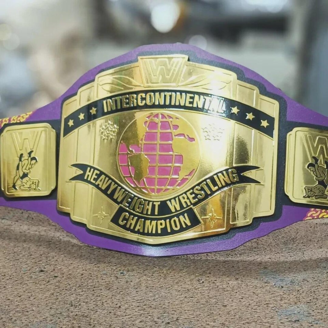 Razor Ramon Belts WWE New Razor Ramon Intercontinental World Heavyweight Championship ...