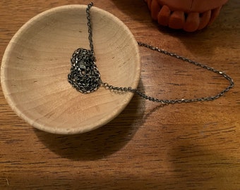 24" Sterling Silver Chain (Antiqued)