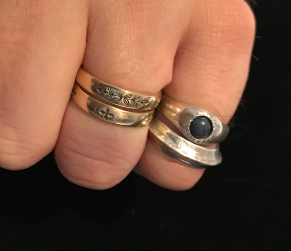 The 'Desert' sterling silver ring