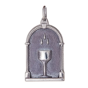 Holy Grail Pendant (Sterling Silver - Antiqued)