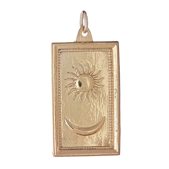 Sun Moon Pendant (14kt Gold)