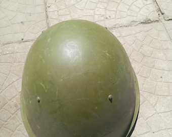 Original USSR helmet SSH 68, size 2, Red Army steel helmet, Soviet vintage