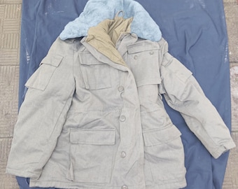 Original Afghanka USSR.Grey.Military winter peacoat, size 44/2,new, vintage, cold war-era item