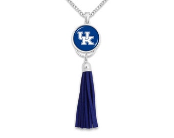 Kentucky Wildcats Tassel Necklace or Earrings