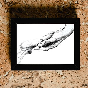 Dog image digital print