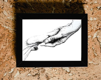 Dog image digital print