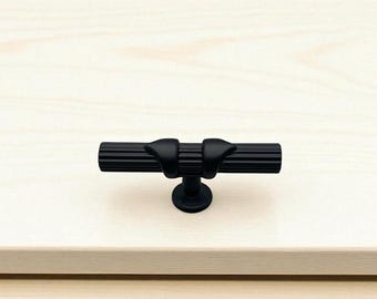 Czarne, gałki do szafek, gałki do szafek kuchennych, uchwyty do szuflad i szafek, gałki do komód, okucia, bezuchwytowe ze stali nierdzewnej