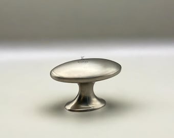 Gałka meblowa Arya ze stali nierdzewnej, nowoczesny sprzęt kuchenny