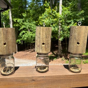 Handmade Carpenter Bee Traps (3 Pack)