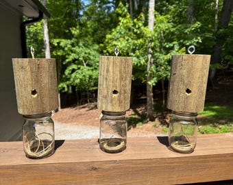 Handmade Carpenter Bee Traps (3 Pack)