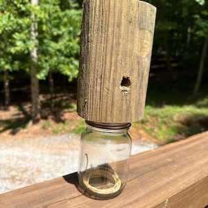 Handmade Carpenter Bee Trap