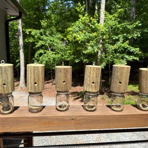 Handmade Carpenter Bee Traps (6 Pack)