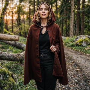 Unique Cloak Sewing Pattern PDF, Reversible Cape with Tie Neck, DIY Cloak for Costumes, Halloween Cape Pattern Beginner For Women and Men