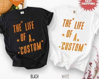Komfortfarben Shirt, das Leben eines benutzerdefinierten Shirts, Showgirl Shirt, individuelles Shirt, in meiner Showgirl Ära, personalisiertes Shirt, Geschenk für ihr Shirt