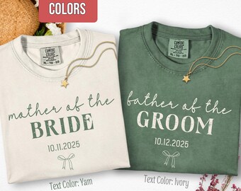 Comfort Colors Mother Of The Bride Shirt, Mother Of The Groom Shirt, Mom Of Bride Shirt, Bridal Party Shirts, Bridesmaid Shirts For Mom