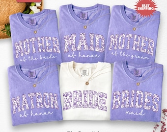 Matrone der Ehre Shirt Brautjungfer Shirts, Mutter der Braut Shirt, Mutter des Bräutigams Shirt, Trauzeugin Shirt, Brautparty Shirt, Geschenk