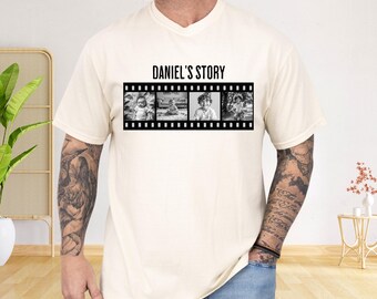 Custom Photo, Custom Photo Vintage Comfort Colors Tshirt, Custom Your Photo, Custom Shirt With Picture Personalized Photo Collage Shirt